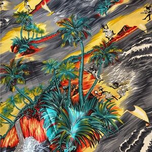 Tropical Hawaiian Print Scarf